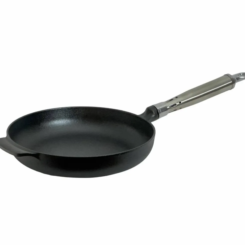 Maestro støpejernsstekepanne med rundet kant, 24 cm