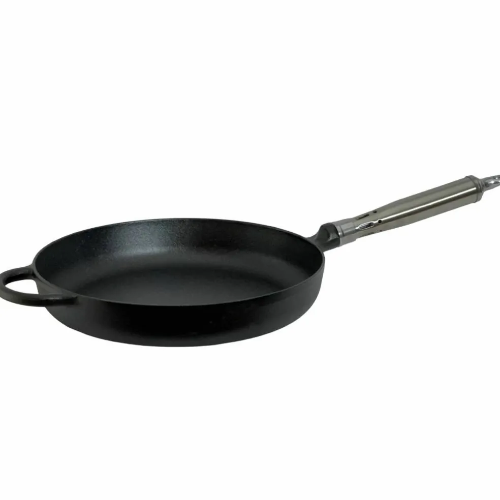 Maestro støpejernsstekepanne med rundet kant, 24 cm