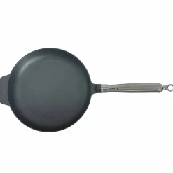 Maestro støpejernstekepanne med rund kant, 28 cm