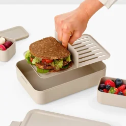 Make & Take Bento matboks stor, soft beige