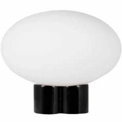 Mammut bordlampe, 28 cm, travertin
