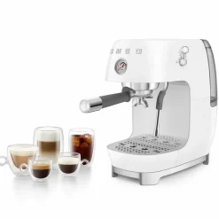 Manuell espressomaskin med Cold Brew, pastellblå
