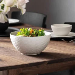 Manufacture Rock Blanc salatbolle 24 cm, hvit