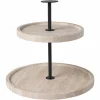 Manufacture Travertine kakefat, 2 etasjer