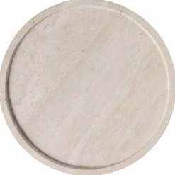 Manufacture Travertine rundt serveringsfat 24,5 cm