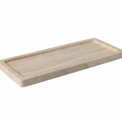 Manufacture Travertine rundt serveringsfat 24,5 cm