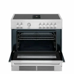 MASCH94I1EXT Master induksjonskomfyr med integrert ventilator, rustfritt stål