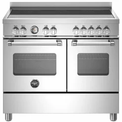 MAS105I2EXT Master Induksjonskomfyr med dobbelovn 100 cm, Rustfritt Stål