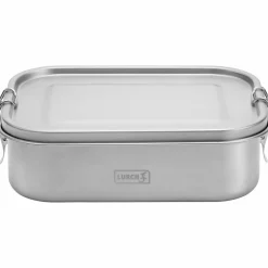 Matboks med snap-lokk 1200 ml, rustfritt stål