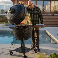 Maxi Gen 2 kamadogrill med tilbehørspakke, grønn