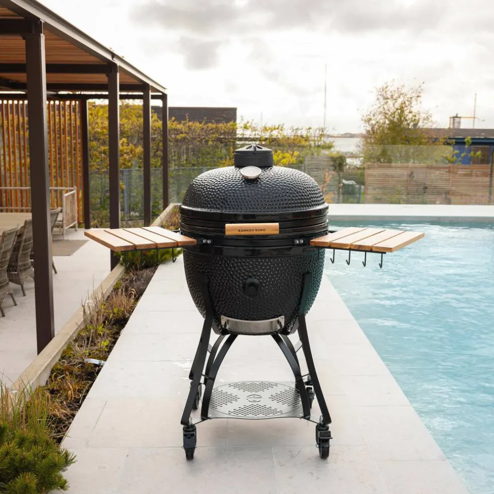 Maxi Gen 2 kamadogrill med tilbehørspakke, svart