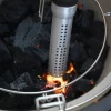 Maxi kullgrill, svart + grillmesterens rotisserie og pizzaovn