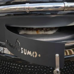 Maxi kullgrill, svart + grillmesterens rotisserie og pizzaovn