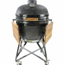 Maxi kullgrill, svart + grillmesterens rotisserie og pizzaovn