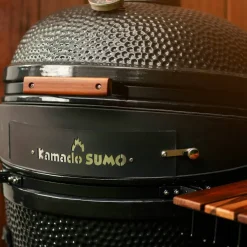 Maxi kullgrill, svart + grillmesterens rotisserie og pizzaovn