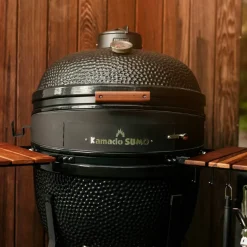 Maxi kullgrill, svart + grillmesterens rotisserie og pizzaovn