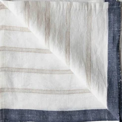 Maya serviett 50x50 cm, natural stripe
