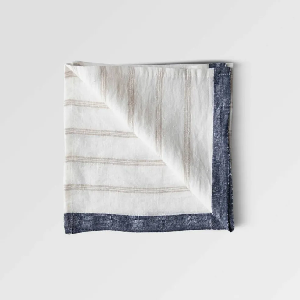 Maya serviett 50x50 cm, navy stripe