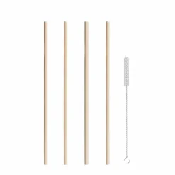 Mega sugerør 4 stk, svart