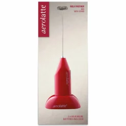 Melkeskummer med holder, rød