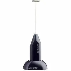 Melkeskummer med holder, svart
