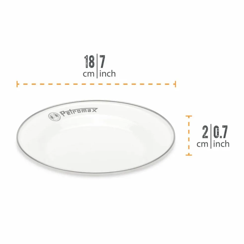 Middagstallerken 26 cm hvit, 2-pakning