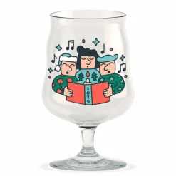 Mikkeller Universal ølglass 2026 40 cl, klar med dekor