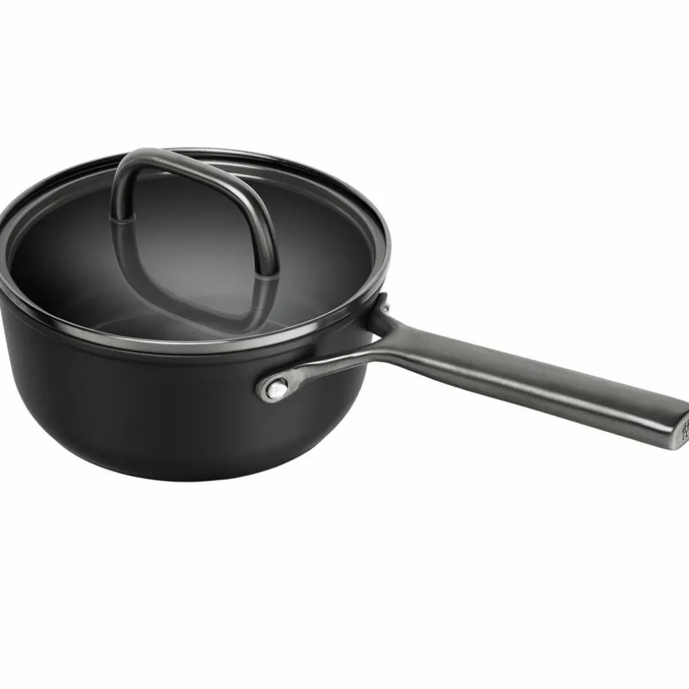 Milano gryte med glasslokk 18 cm, brun