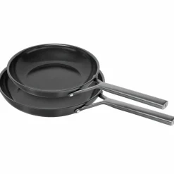Milano stekepannesett 24 & 28 cm, brun