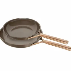 Milano stekepannesett 24 & 28 cm, svart