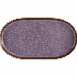 Minerals serveringsfat large 35x19 cm, amethyst