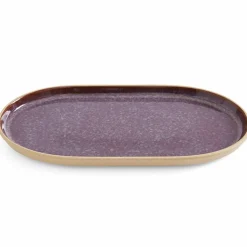 Minerals serveringsfat large 35x19 cm, amethyst