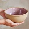 Minerals skål 15 cm 4-pakning, rose quartz