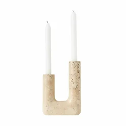 Minerva lysestake, creme
