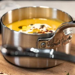Minikasserolle 9 cm, rustfritt stål