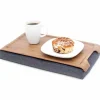 Mini Laptray brett Valnød/Grå
