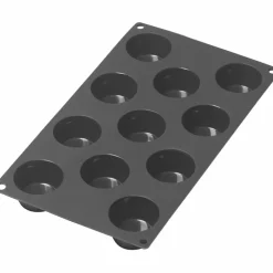 Mini-muffins silikonform 11 hull, svart