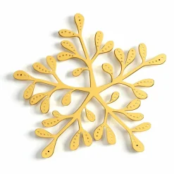 Mistletoe gryteunderlag, messing