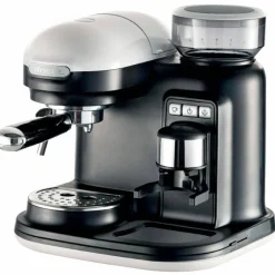 Moderna Espressomaskin med kaffekvern, hvit