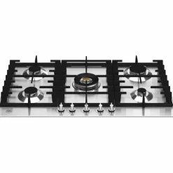 Modern P905CMODX gasskokeplate 5-bluss 90 cm, rustfritt stål