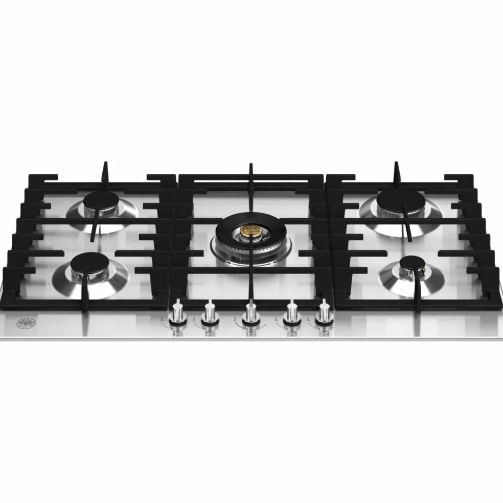 Modern P905CMODX gasskokeplate 5-bluss 90 cm, rustfritt stål