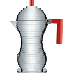 Mokabrygger Aluminium/Rød Large 30 cl