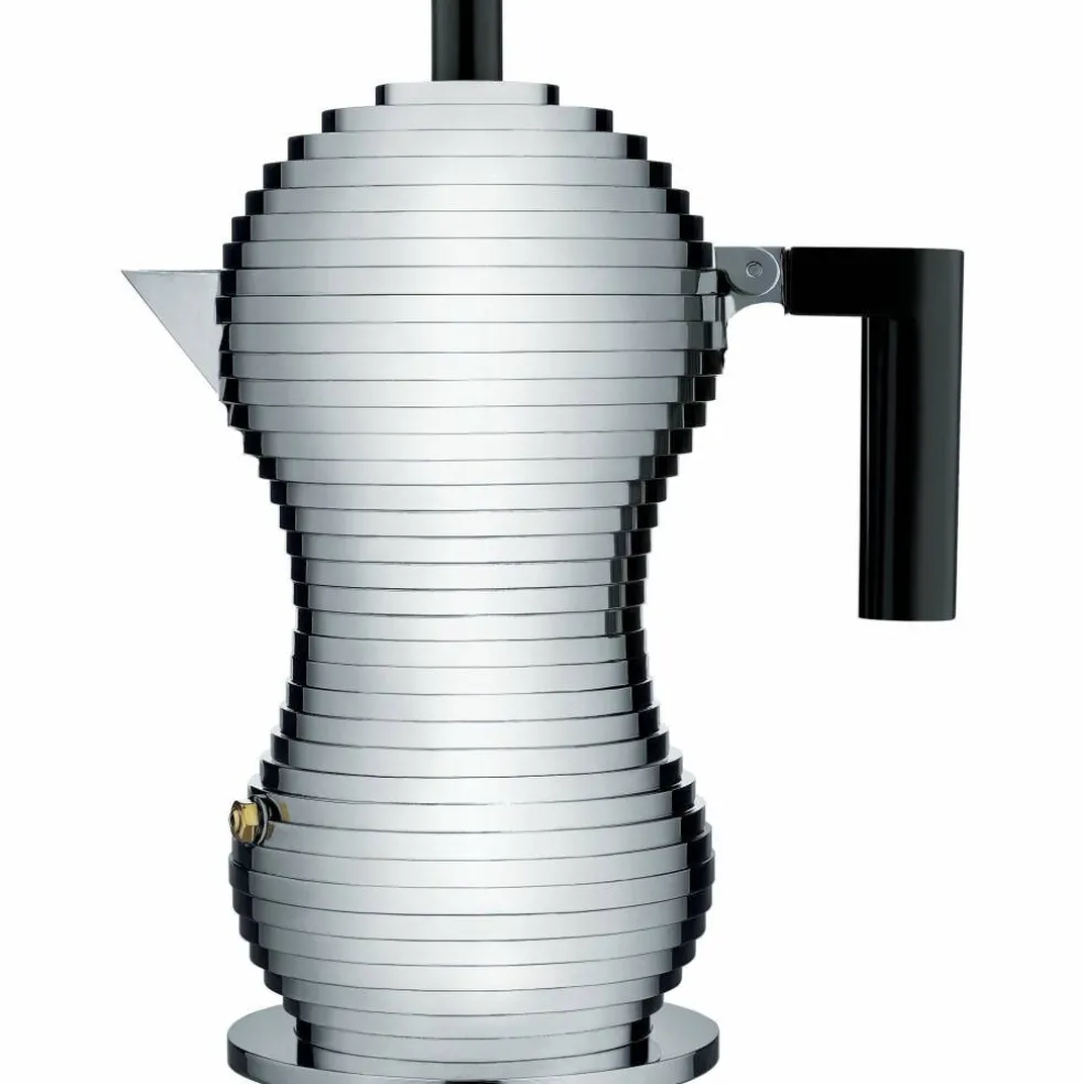 Mokabrygger Aluminium/Rød Medium 15 cl
