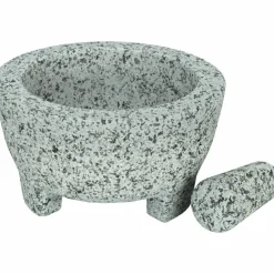 Molcajete morter & pistill, granitt