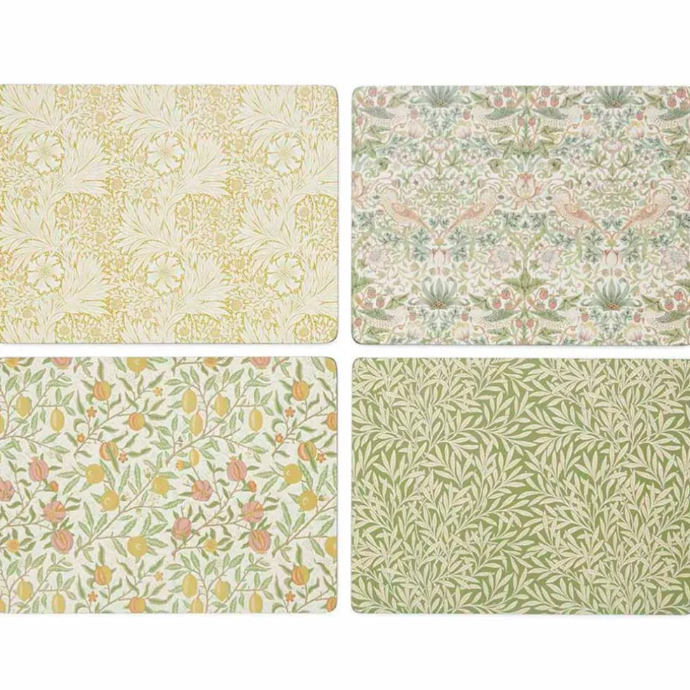 Morris & Co Daffodil bordbrikker 40x30 cm 4-pakning