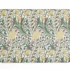 Morris & Co Willow Bough bordbrikker 4-pakning, blå/grønn