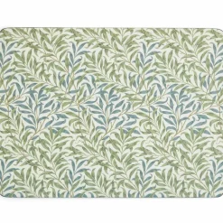 Morris & Co Willow Bough bordbrikker 4-pakning, blå/grønn