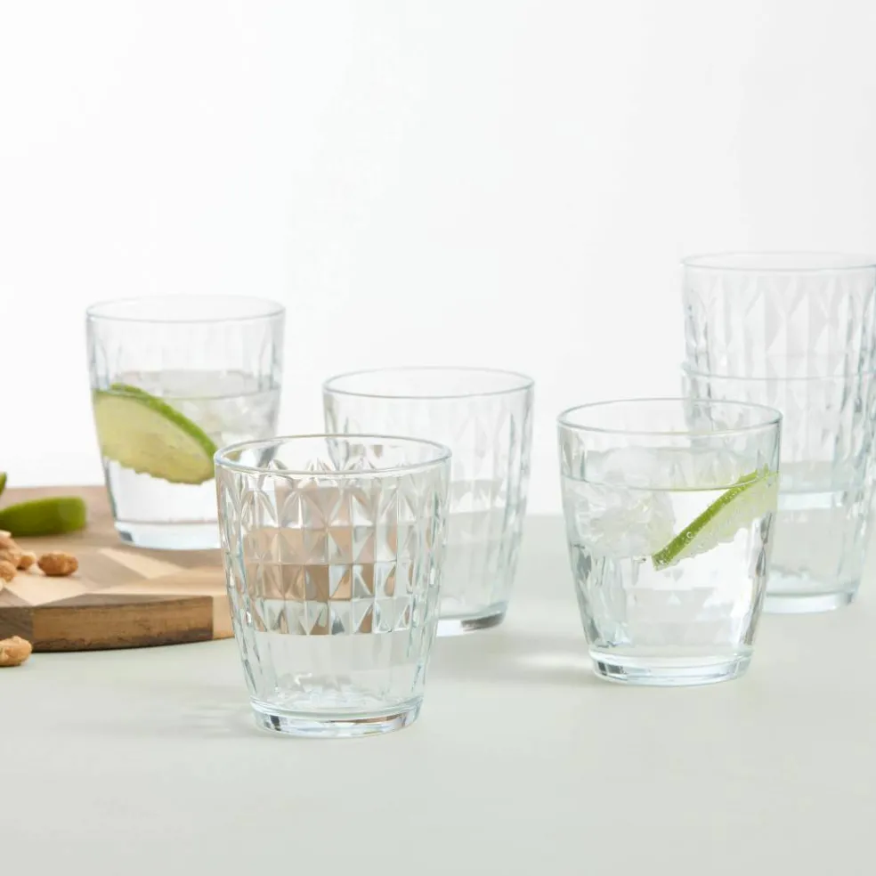 Mosaic drikkeglass 6-pakning