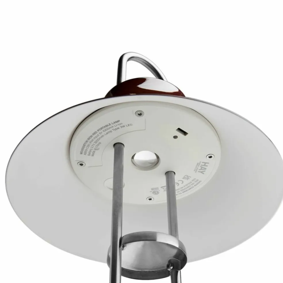 Mousqueton Portable bordlampe, steel
