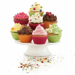 Muffinsformer i silikon 6 stk, mix